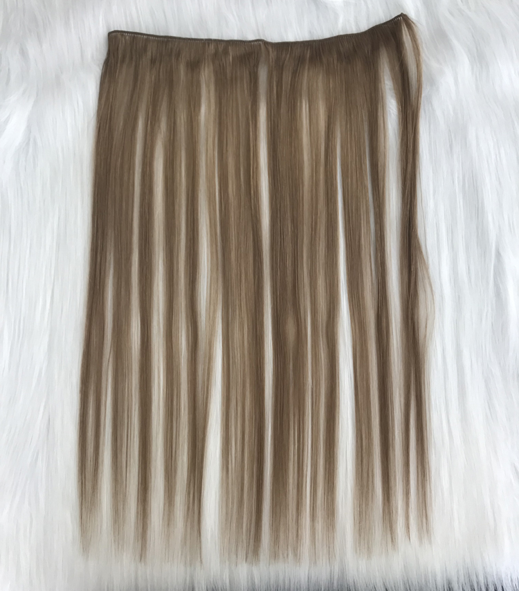 Hand tied seamless hair extensions china remy hair weft extension manufacturers yj278